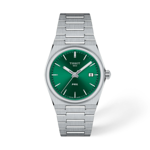TISSOT PRX 35mm の正面図・影あり