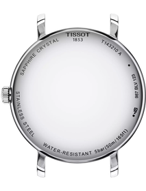 Back view of the watch case Tissot Everytime 34mm