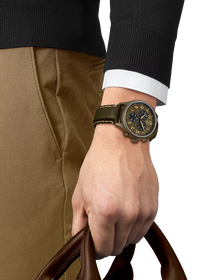 Simulation of the watch Tissot Chrono XL on a wrist