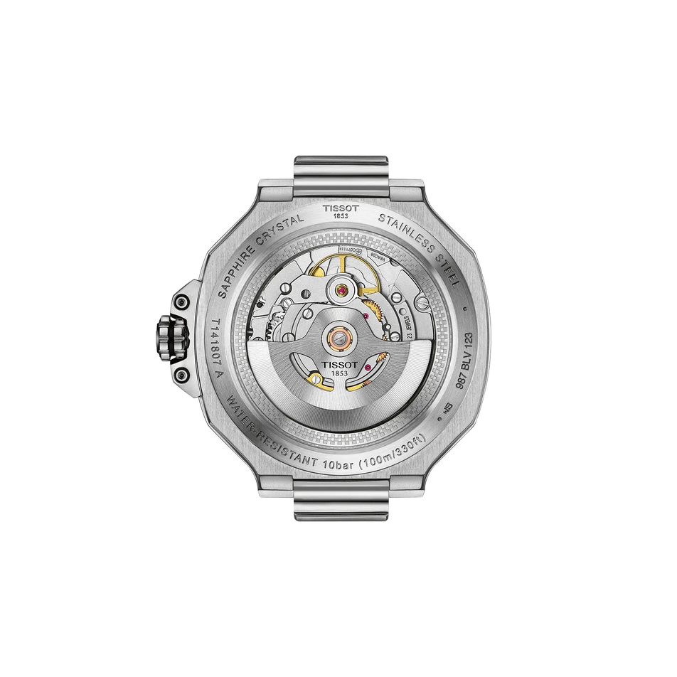 Back view of the watch case Tissot T-Race 41mm