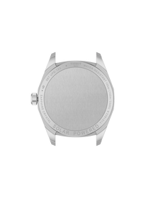 Back view of the watch case Tissot PRC 100 Solar 34mm