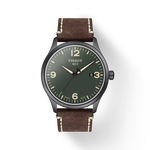 Front view of the watch Tissot Gent XL with shadow