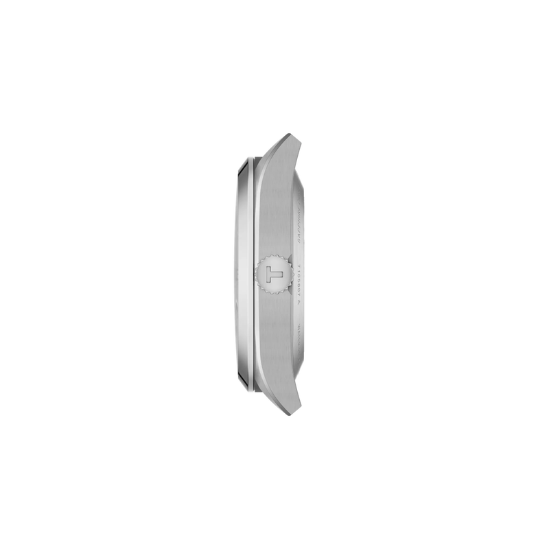 Profile view of the watch case Tissot Gentleman 38mm