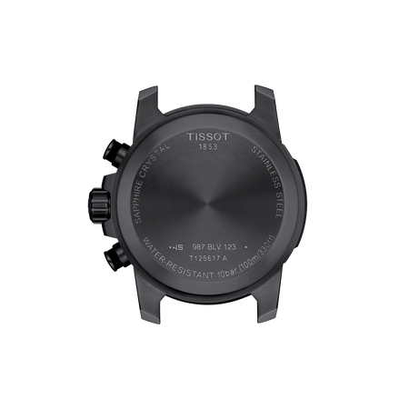 Back view of the watch case Tissot Supersport Chrono 45.5mm