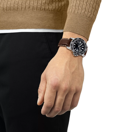 Simulation of the watch Tissot Supersport Gent on a wrist