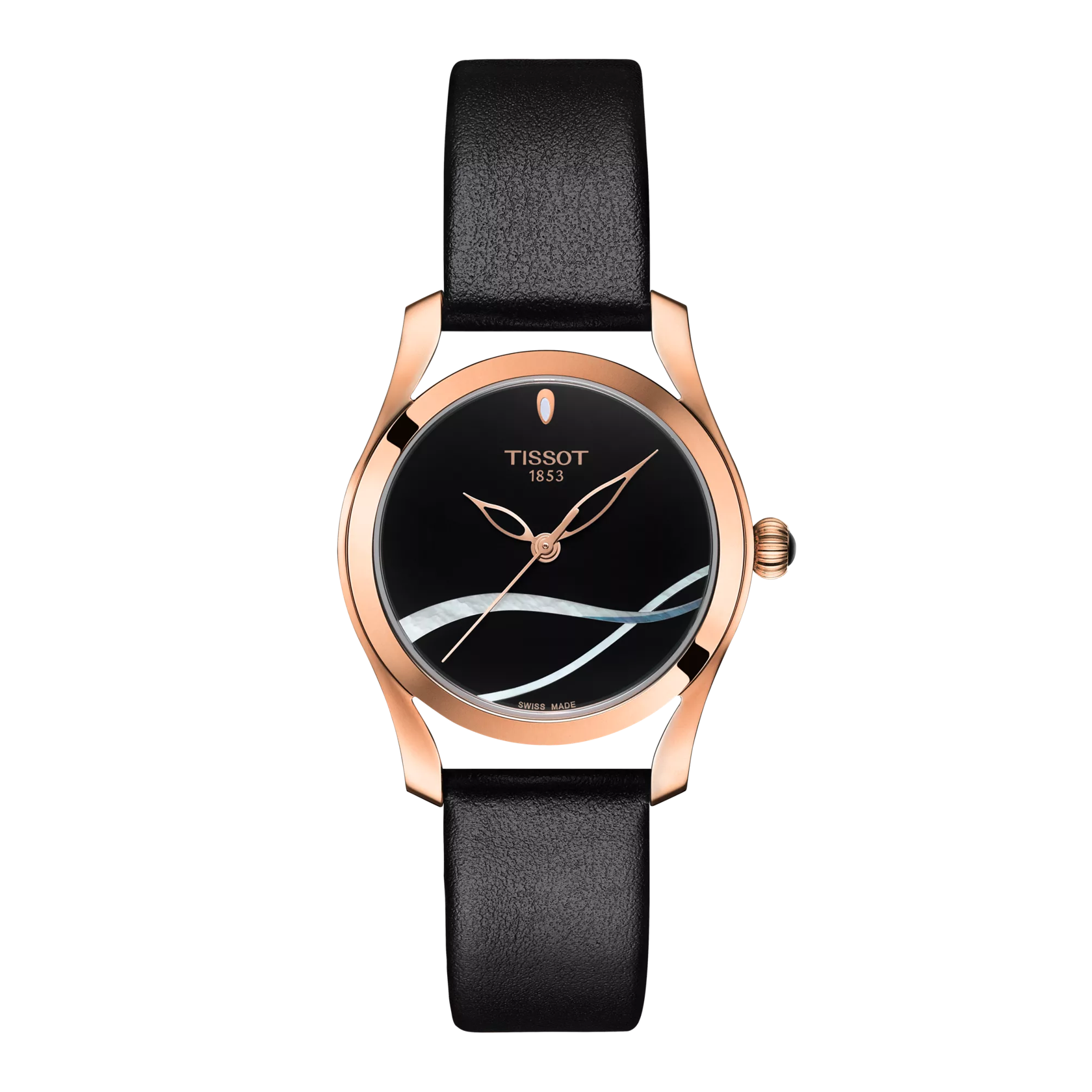 Vue de face de la montre Tissot T-Wave