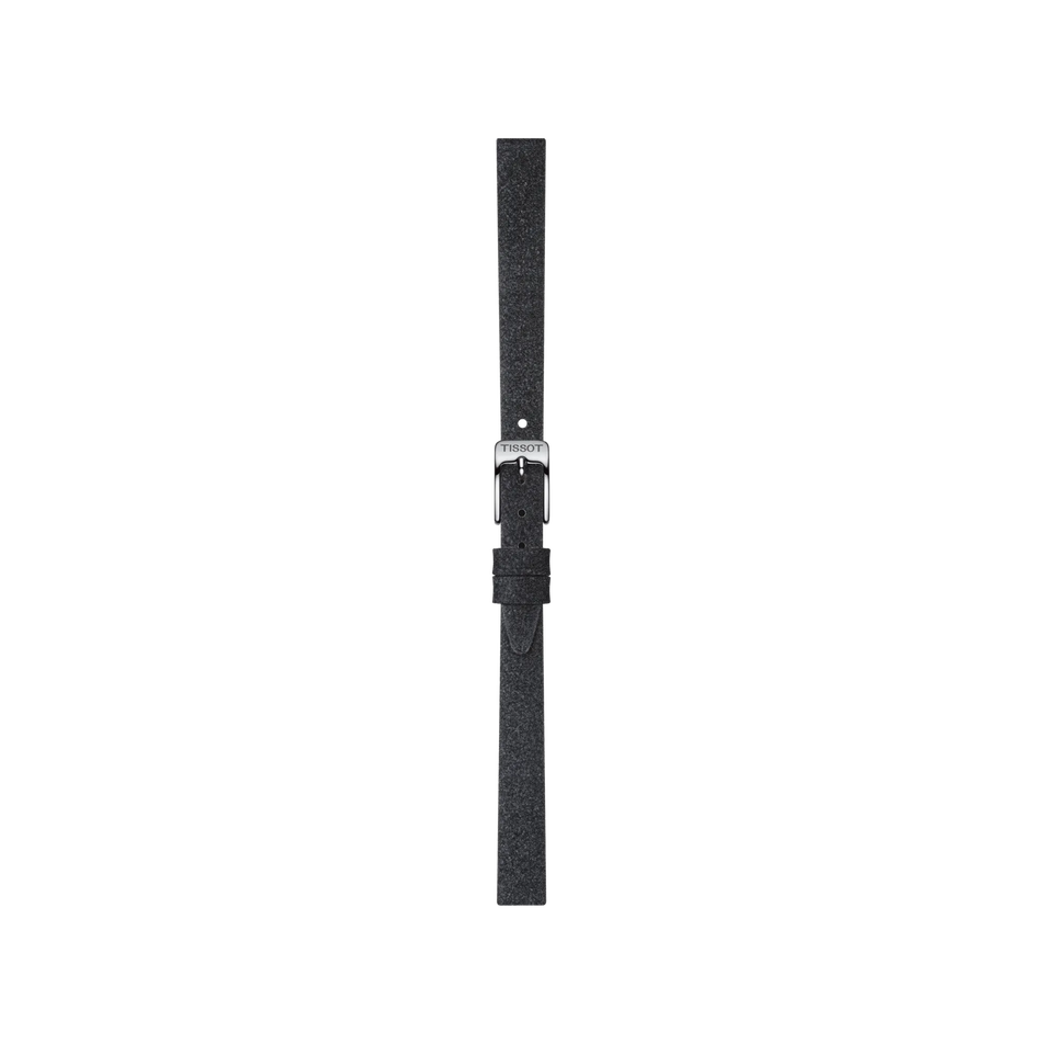 Tissot official black synthetic strap lugs 9 mm