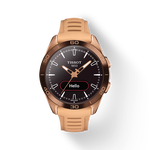 Front view of the watch Tissot T-Touch Connect Sport 43.75mm with shadow