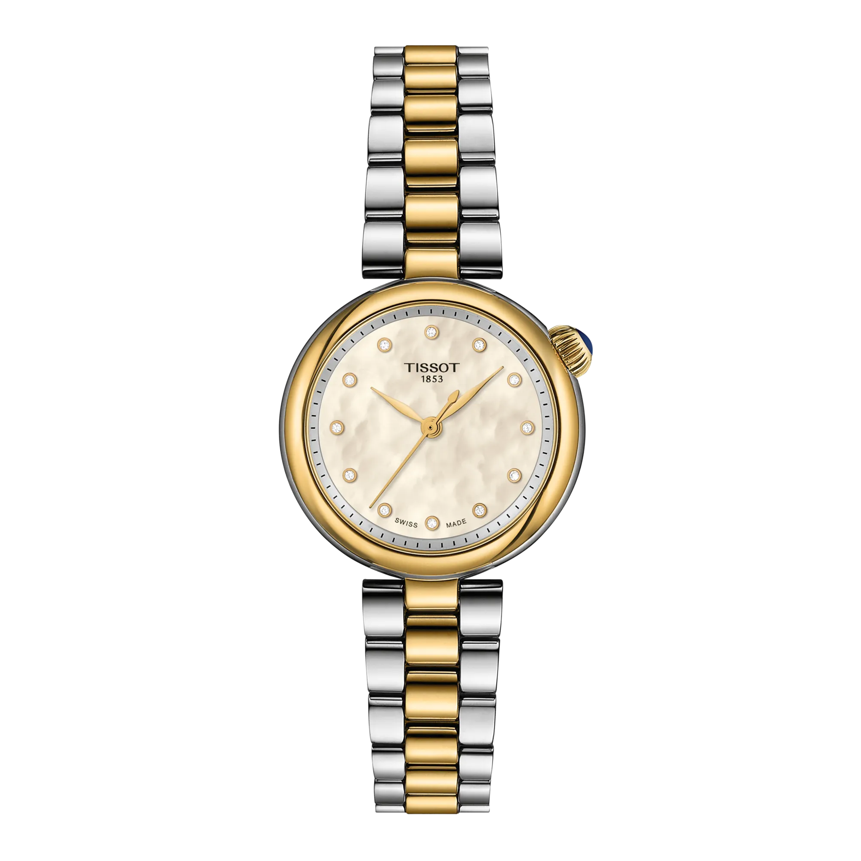 Vue de face de la montre Tissot Desir 28mm