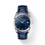 Front view of the watch Tissot Couturier Lady with shadow