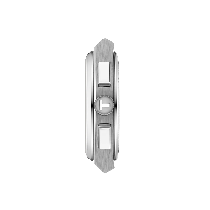 Profile view of the watch case Tissot PRX 41mm