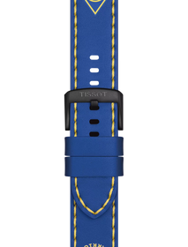 확대 티쏘 정품 NBA 레더 스트랩 Golden State Warriors 리미티드 에디션 22mm