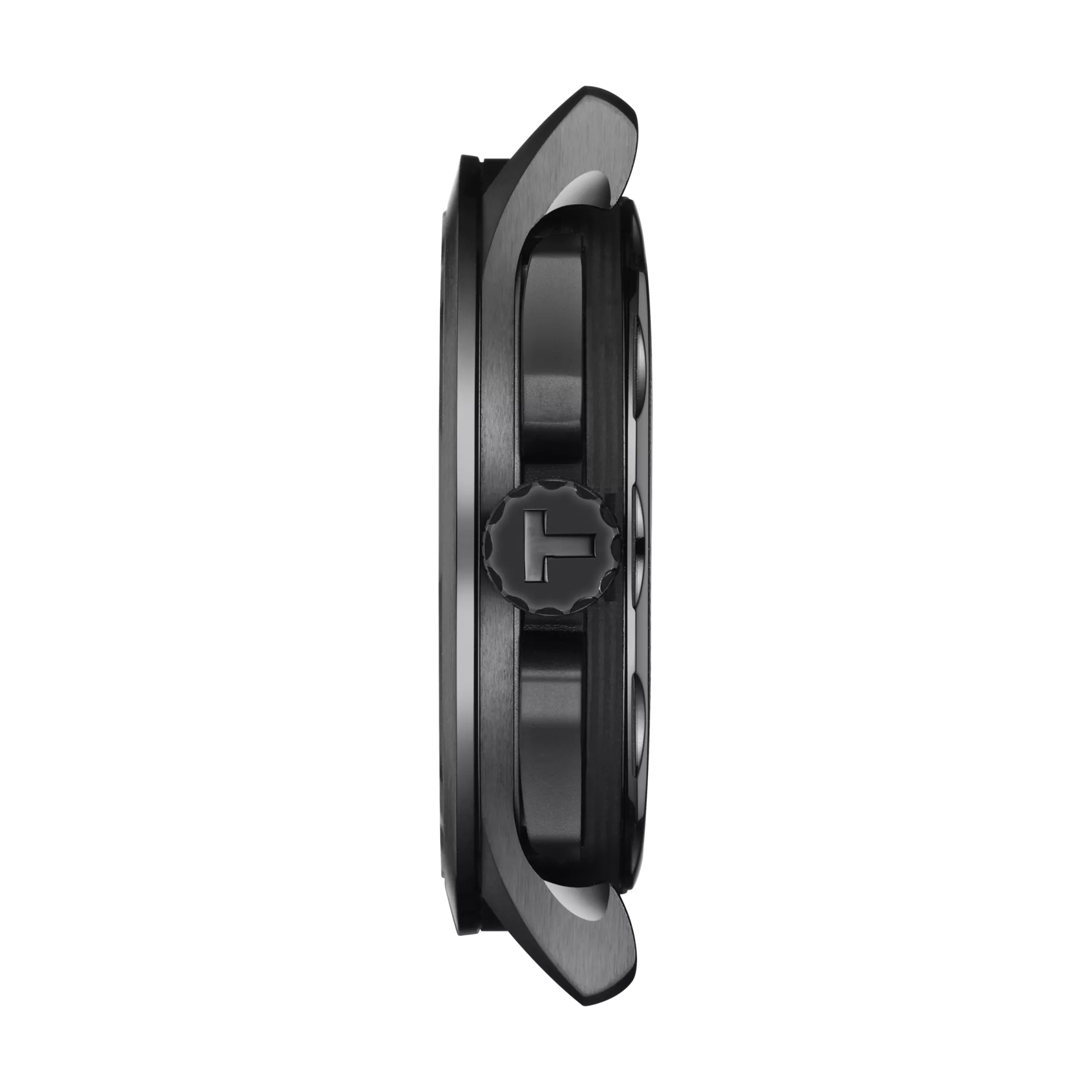 Profile view of the watch case Tissot T-Race Cycling Giro d'Italia  2022 Special Edition