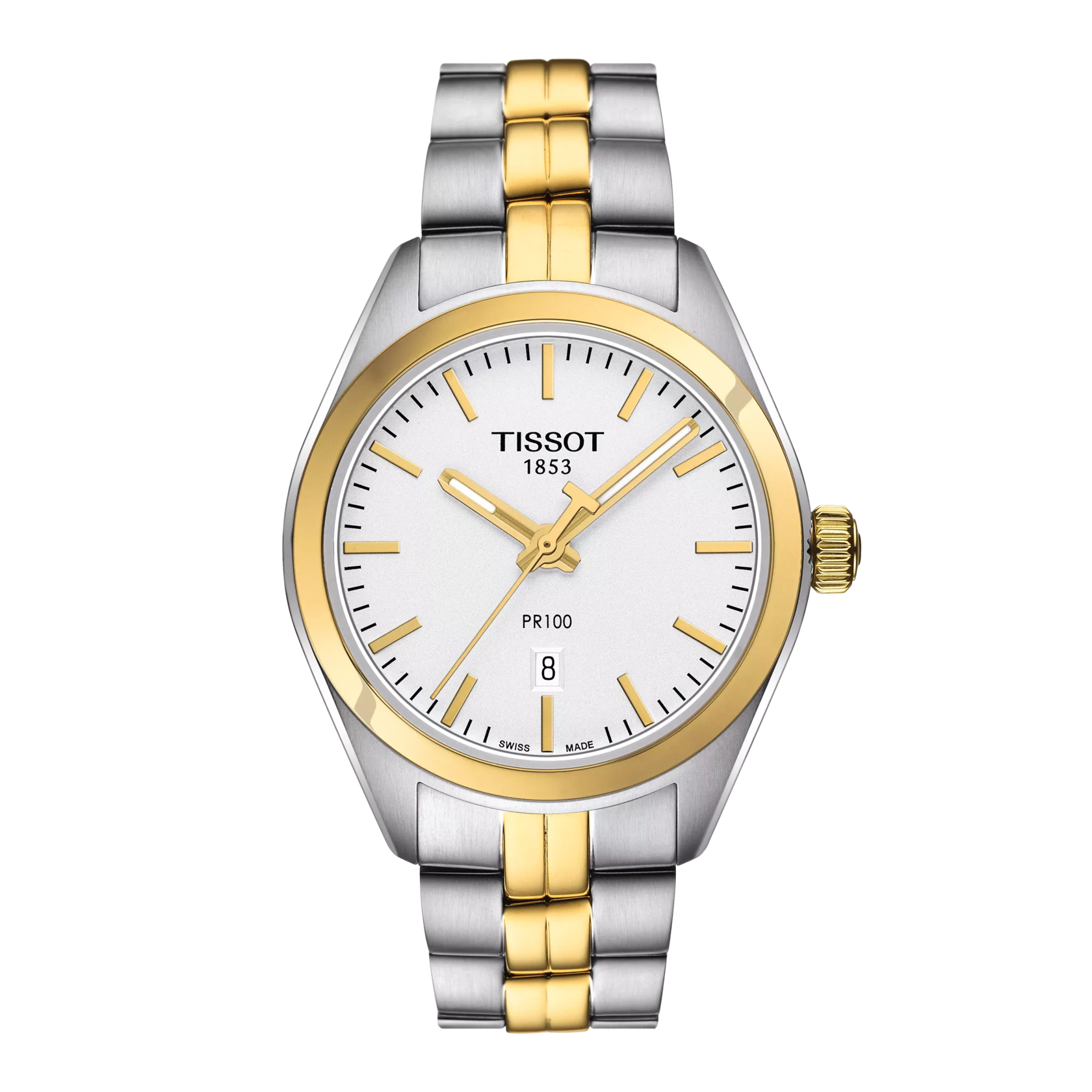 Front view of the watch Tissot PR 100 Lady