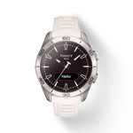 Front view of the watch Tissot T-Touch Connect Sport 43.75mm with shadow