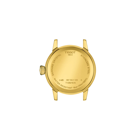 Back view of the watch case Tissot Classic Dream 28mm