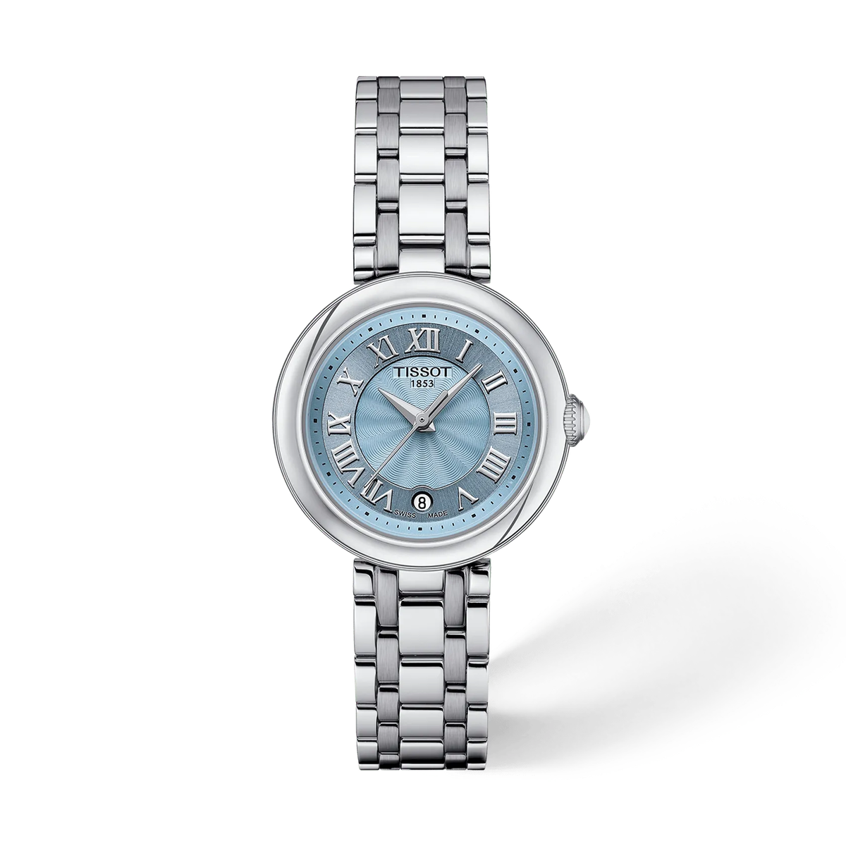 Женские часы Tissot Bellissima 26 мм, цвет: Синий жемчужный