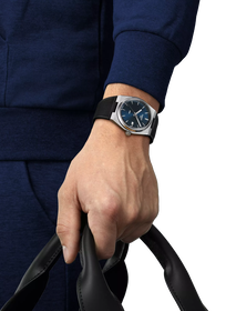 Simulaci&oacute;n del reloj Tissot PRX 40mm en la mu&ntilde;eca