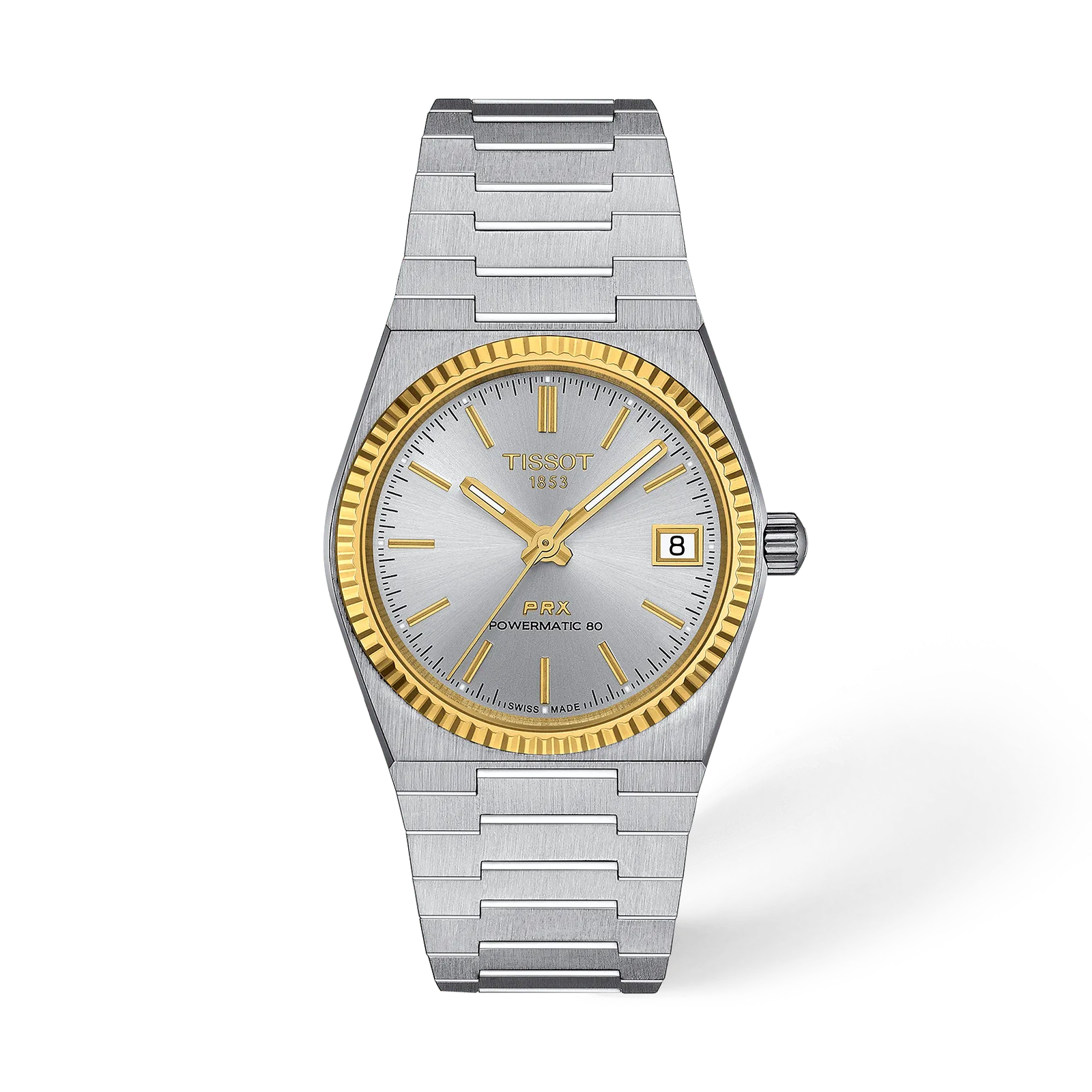 Tissot PRX Gold — Silver