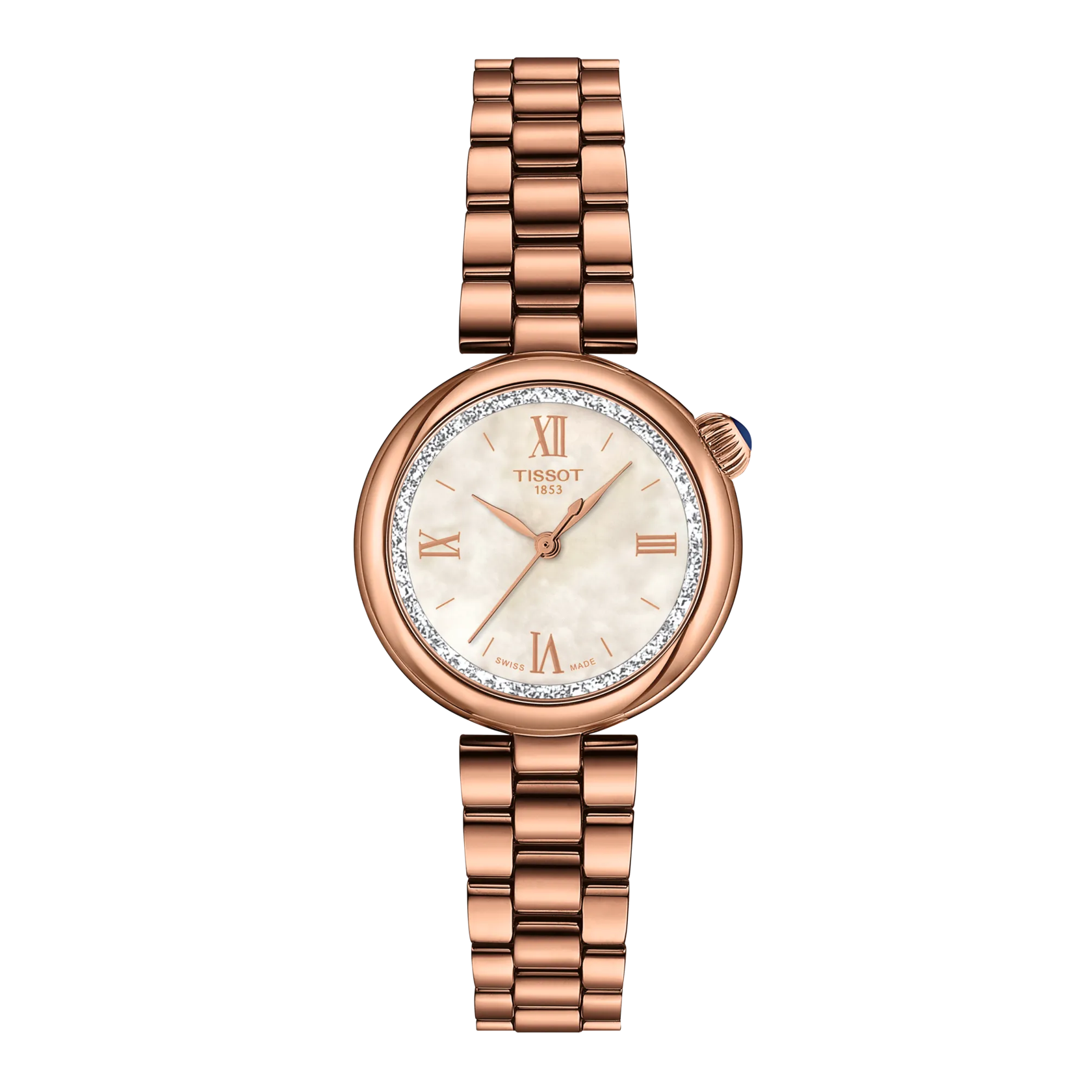 Vue de face de la montre Tissot Desir 28mm