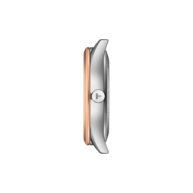 Profile view of the watch case Tissot Classic Dream 40mm