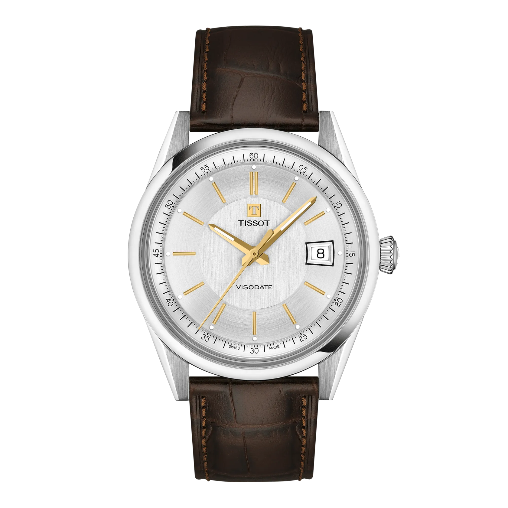 TISSOT ヴィソデート 39mm の正面図