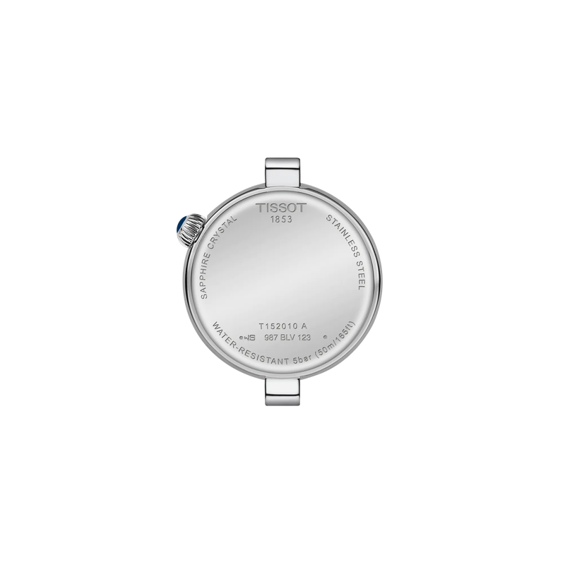 R&uuml;ckansicht des Geh&auml;uses der Uhr Tissot Desir 28mm