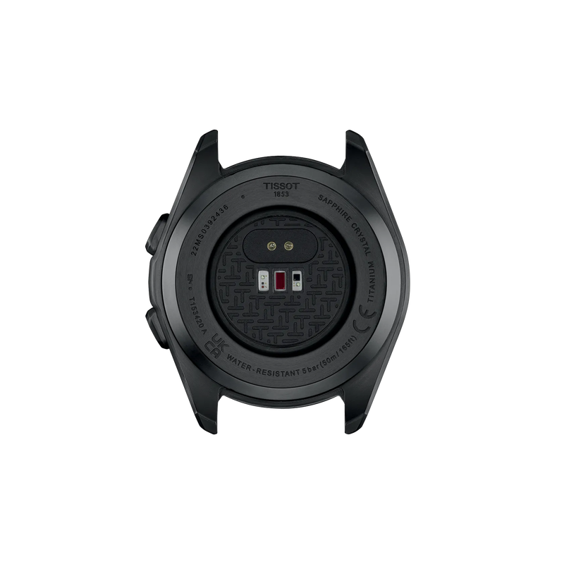 Back view of the watch case Tissot T-Touch Connect Sport 43.75mm