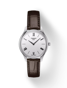 Vorderansicht der Uhr Tissot Tradition 5.5 Lady (31.00) mit Schatten
