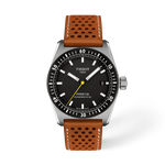 Front view of the watch Tissot PR516 38mm with shadow