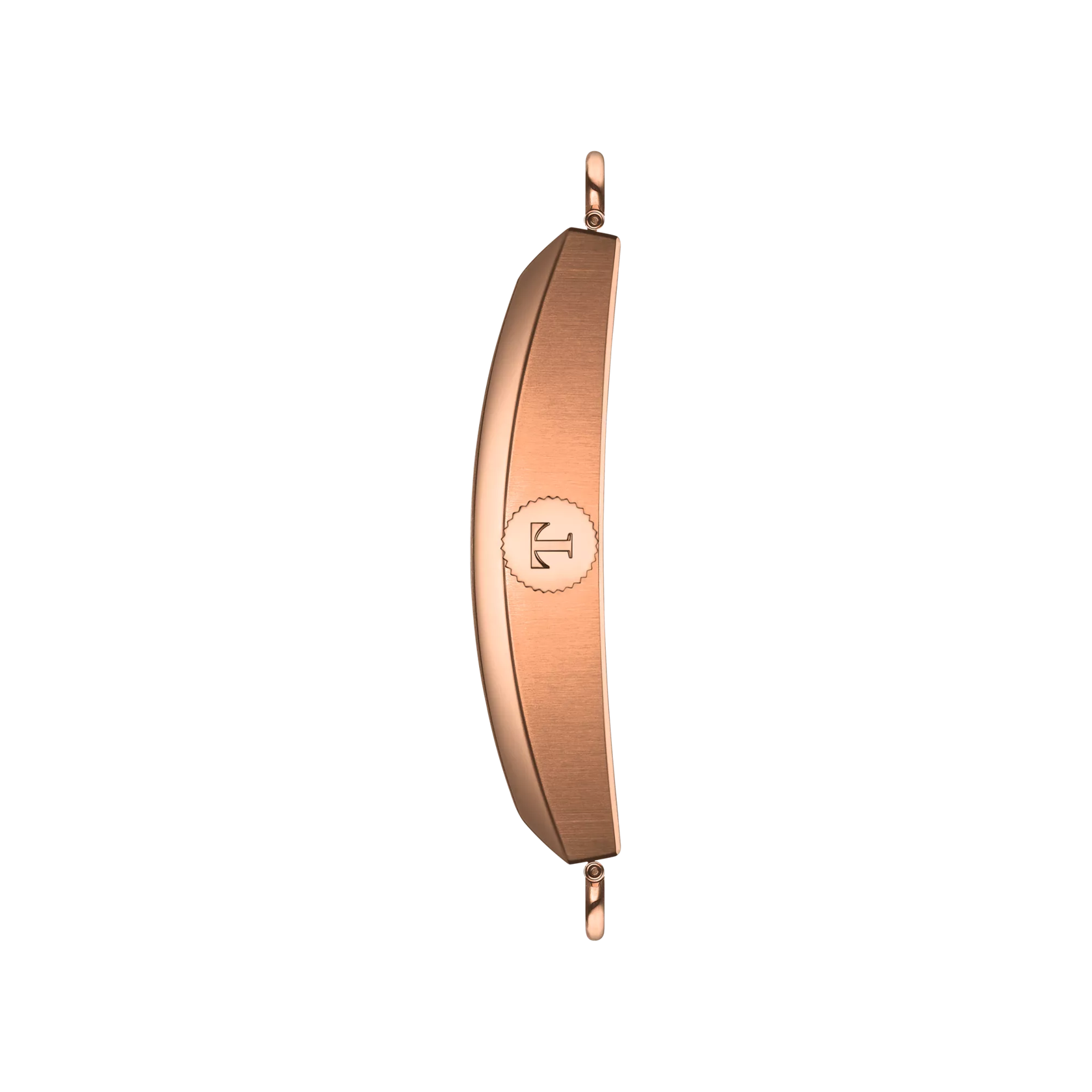 Profile view of the watch case Tissot Heritage Porto Mechanical