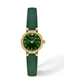 Front view of the watch Tissot Lovely Round 19.5mm with shadow