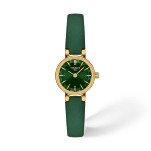 Front view of the watch Tissot Lovely Round 19.5mm with shadow