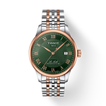 Front view of the watch Tissot Le Locle 39.3mm with shadow