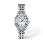 Front view of the watch Tissot Carson Premium 30mm with shadow