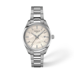 Front view of the watch Tissot PR 100 34mm with shadow