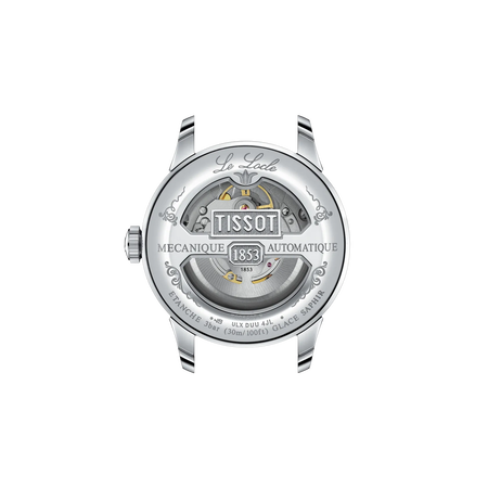 Vue arrière du boîtier de la montre Tissot Le Locle 39.3mm