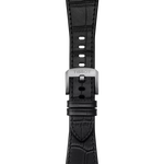 Zoom on Tissot Official Black PRX 40mm Leather Strap