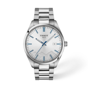 TISSOT PR 100 ユングフラウ 40mm の正面図・影あり