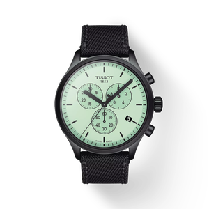 Front view of the watch Tissot Chrono XL with shadow