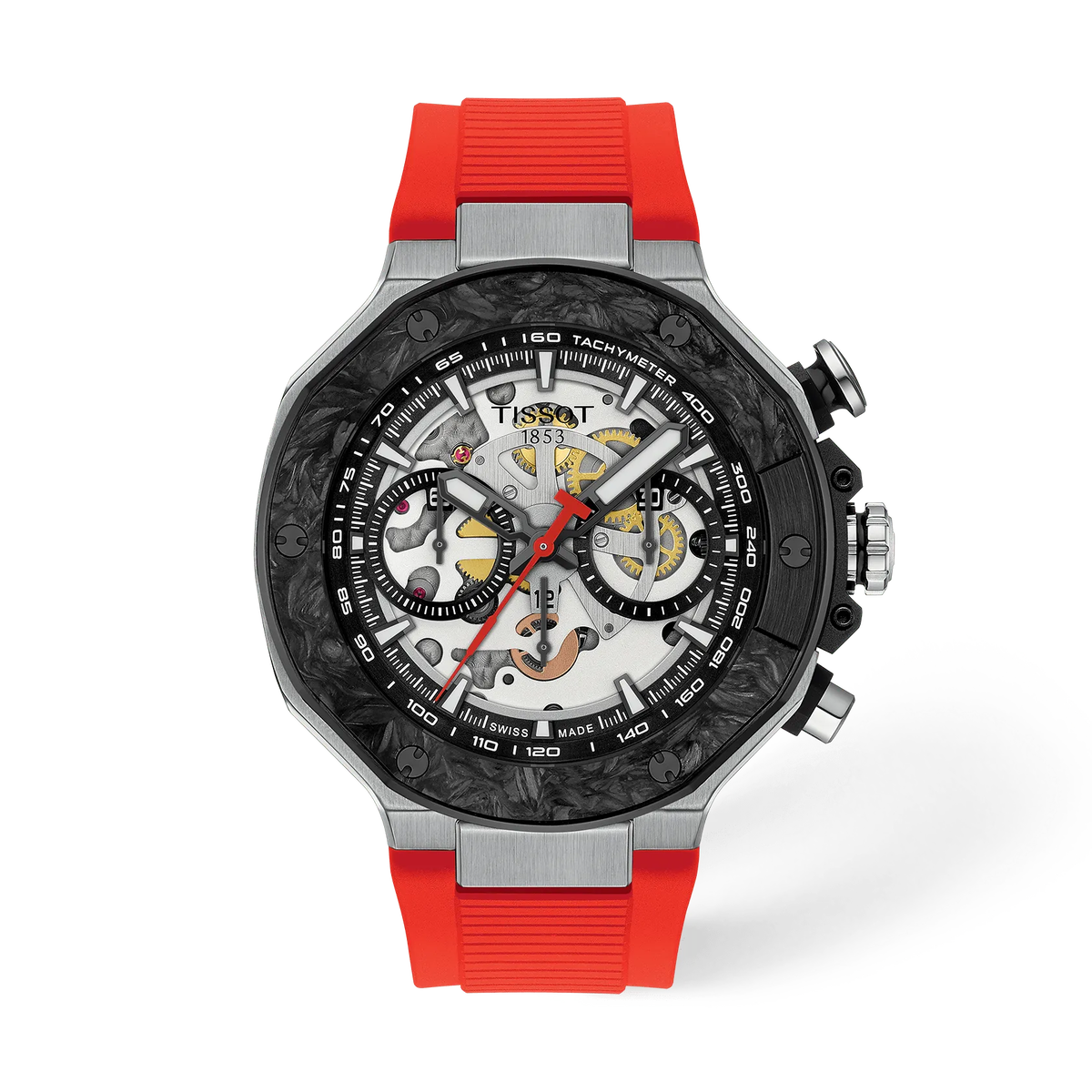 Мужские механические часы Tissot T-Race MotoGP 2026 45 мм Automatic, цвет: Чёрный