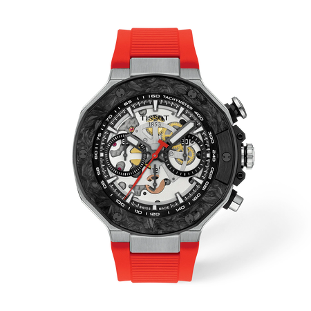 vista frontale dellorologio {0} con ombra