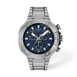 Vorderansicht der Uhr Tissot T-Race 45mm mit Schatten