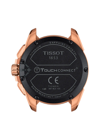 Vue arrière du boîtier de la montre Tissot T-Touch Connect Solar 47.5mm