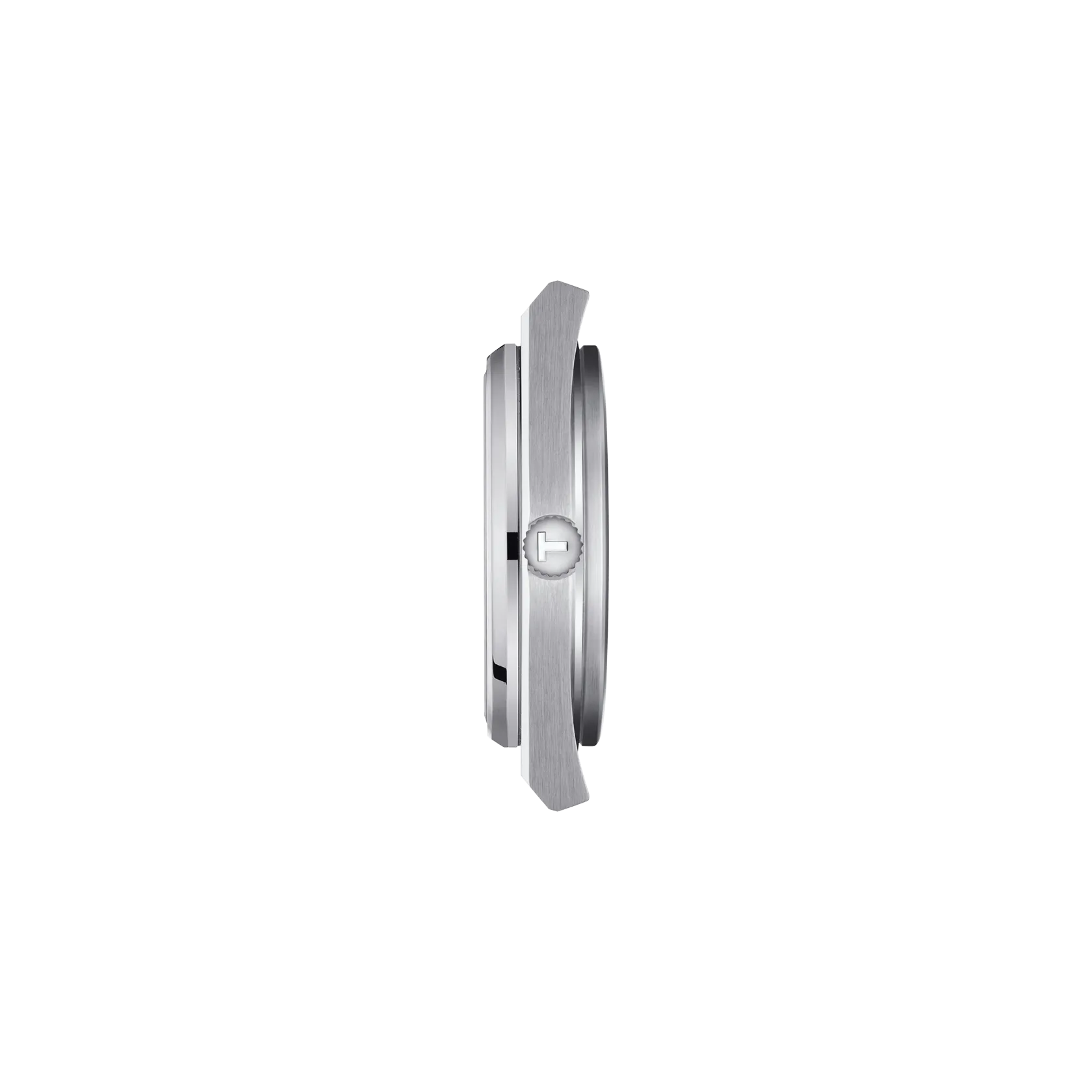 Profile view of the watch case Tissot PRX 40mm