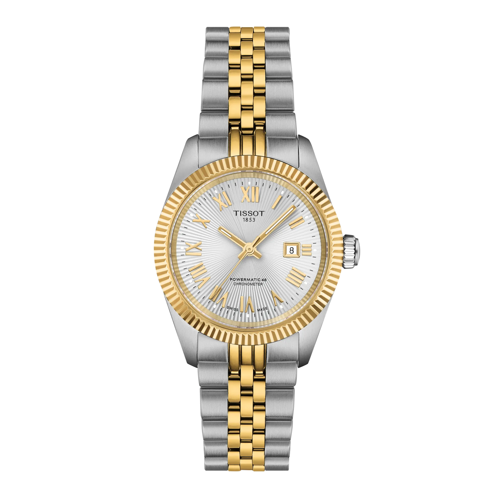 Vue de face de la montre Tissot Ballade 30mm