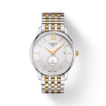 Front view of the watch Tissot Tradition Automatic Small Second with shadow