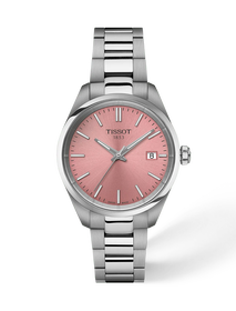 Vista frontal del reloj Tissot PR 100 34mm con sombra