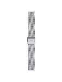 Front view of Tissot Official Steel Milanais Bracelet Lugs 16 mm
