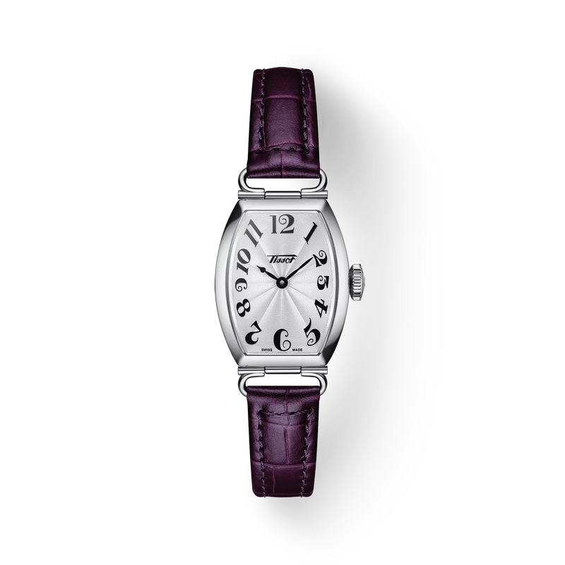 Front view of the watch Tissot Heritage Porto Small lady with shadow